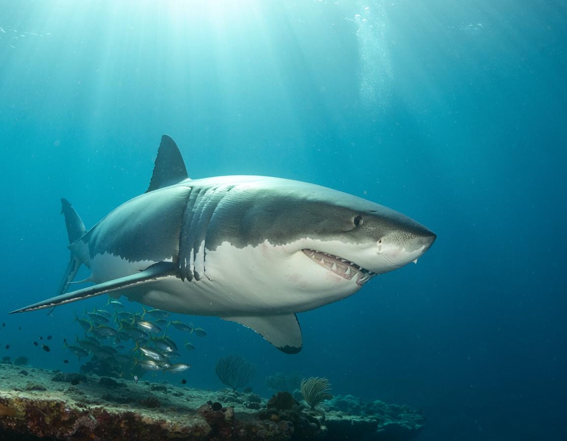 AI Generated image of an ancient shark