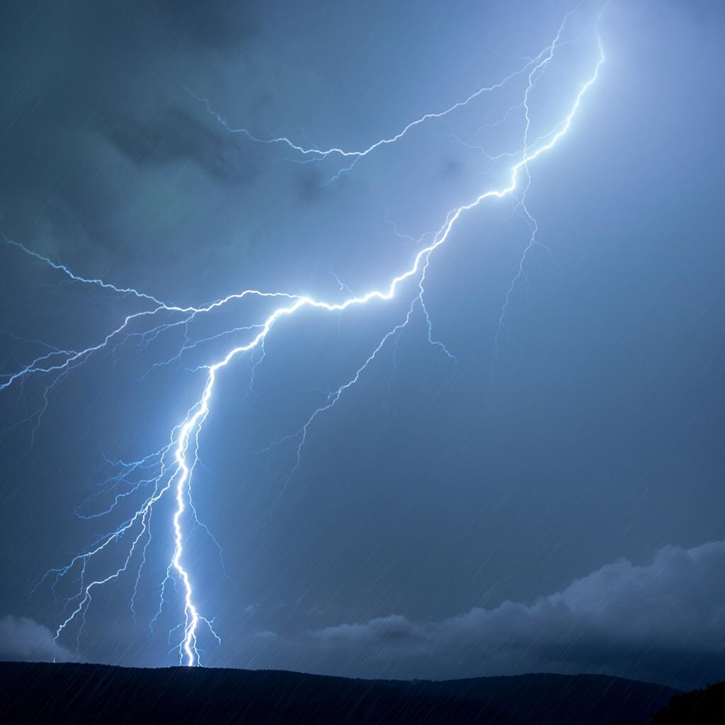 AI Generated image of a Lightning bolt