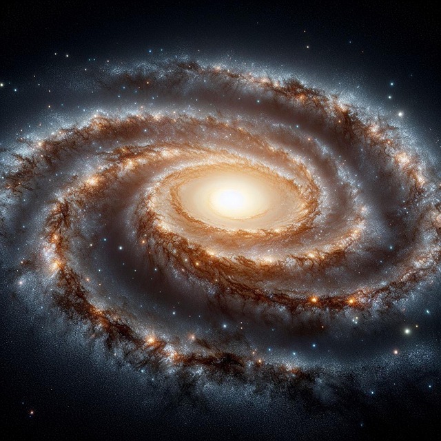 AI generated concept of the milky way galaxy