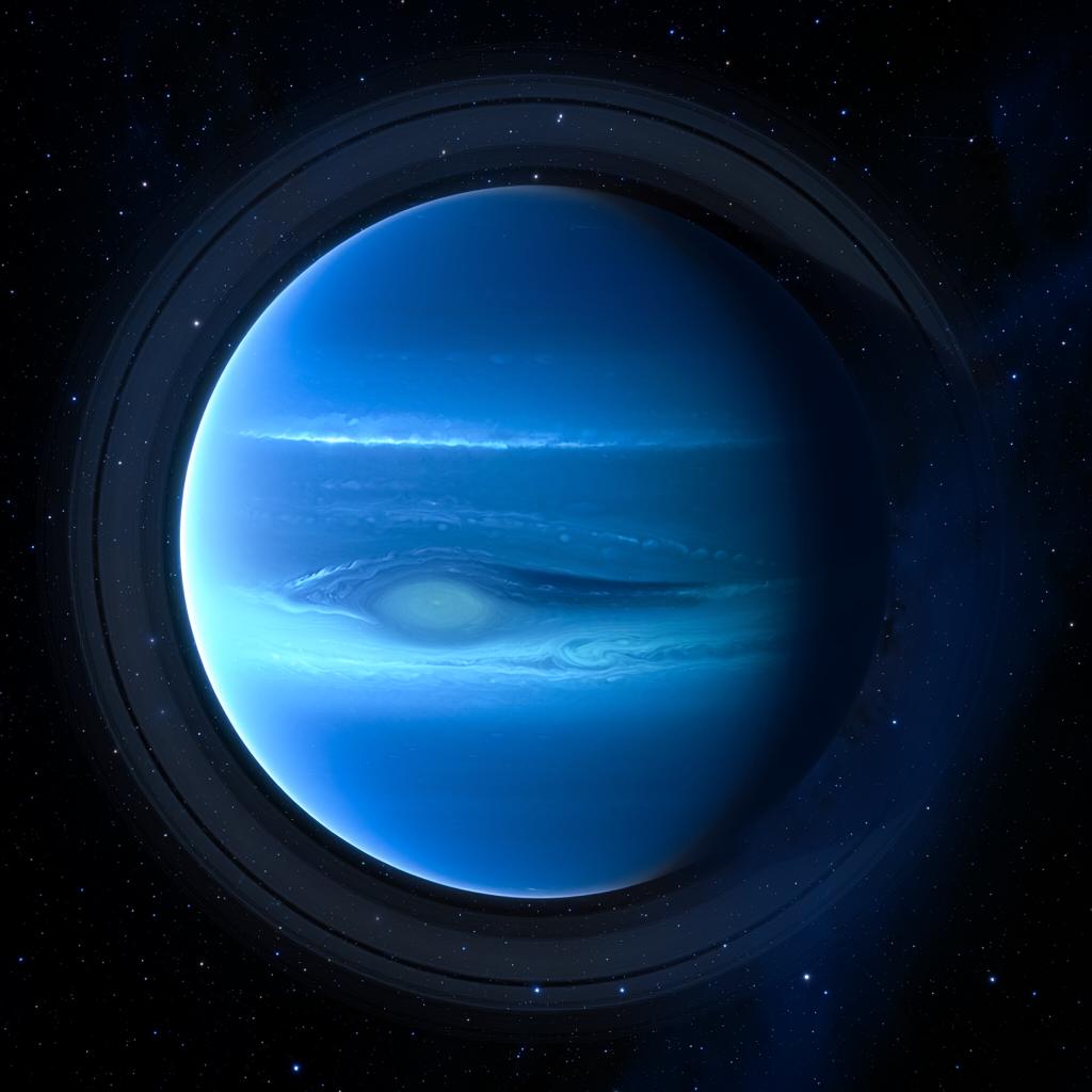 AI generated concept of Neptune