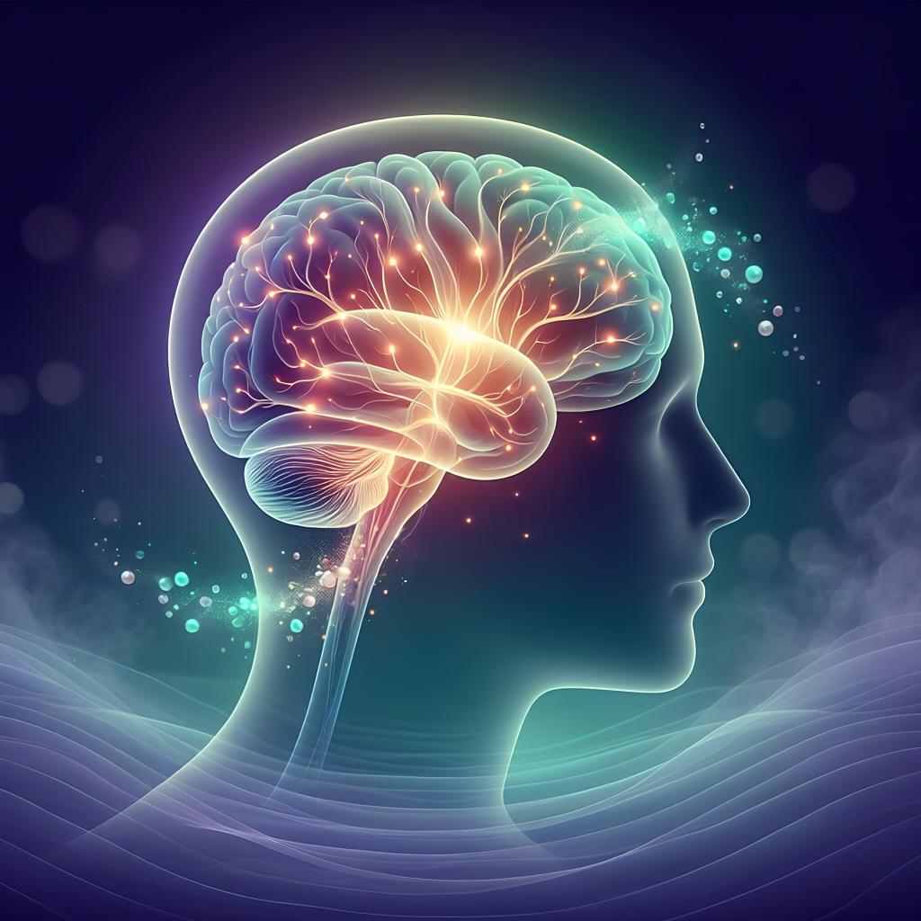 AI generated image of the brain reacting to a placebo